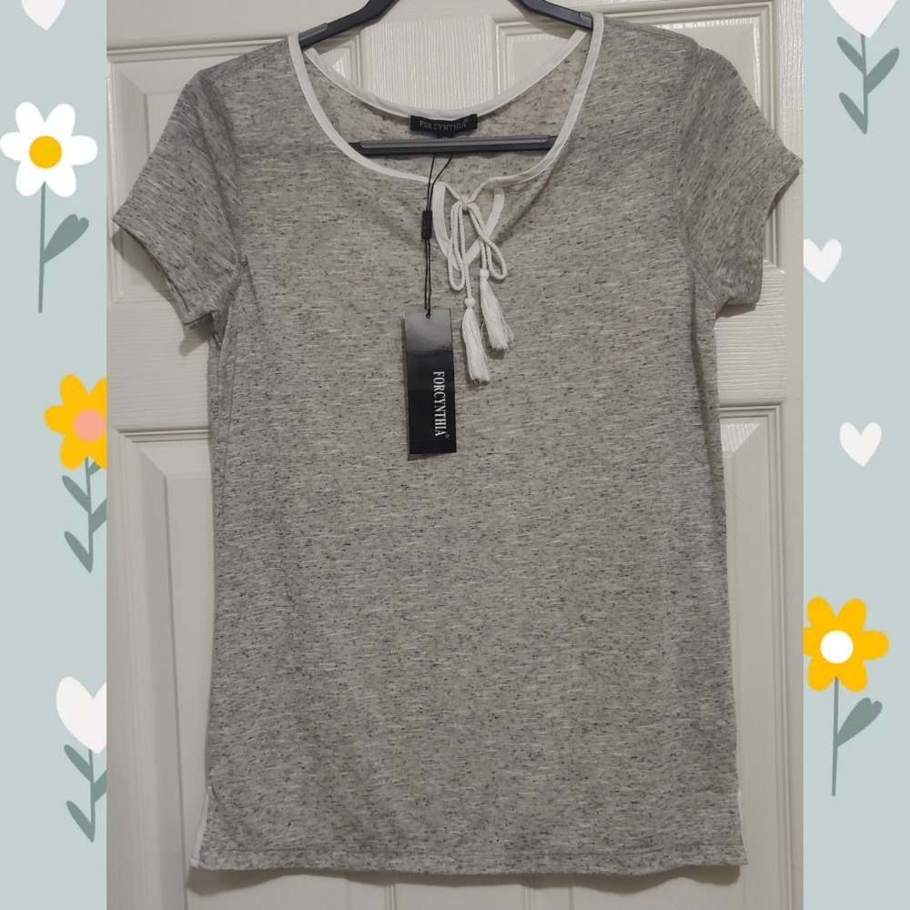 🌼For Cynthia Linen / Cotton Blend Lightweight T-Shirt